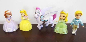 Lot 5 Disney Princess Sofia The First PVC Figures Cake Toppers - Picture 1 of 7