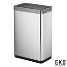 Dual Compartment 40L Stainless Steel Sensor Bin