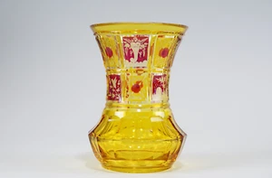 Ranftbecher Biedermeier Pokalglas Andenkenbecher 1840 Antik Glas - Bild 1 von 18