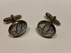 Alice In Wonderland Mad Hatter And Hare Men's Cuff Links Set (2 Pair)