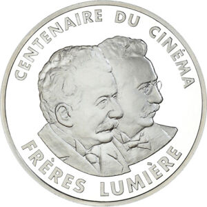 [#1044777] Münze, Frankreich, Frères Lumière, 100 Francs, 1995, Paris, Proof, ST