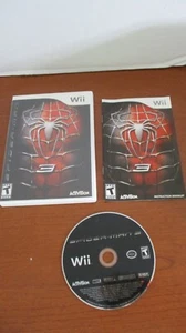 Nintendo WII~SPIDER-MAN 3~ESTUCHE, DISCO DE JUEGO, MANUAL - Imagen 1 de 2