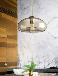 Pendant Light Ceiling Lampshade Glass Ceiling Light Shade Industrial Modern Room - Picture 1 of 18