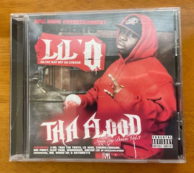 Lil'O ‎”Tha Flood” Neva Lay Down Vol3 CD Z-Ro Archie Lee big Pokey Trae RARE!!!! - Image 1 of 3