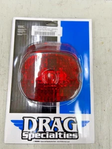 Drag Specialties Laydown Tail Light Lens 99-03 w/Bottom Tag Window 0902-6321 - Picture 1 of 6
