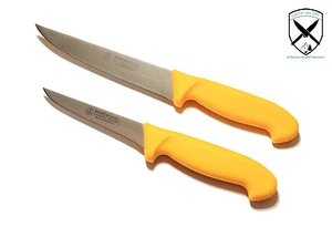 Messerset Ausbeinmesser 11,5cm & Fleischermesser 18cm.Profiqualität Solingen. - Bild 1 von 4