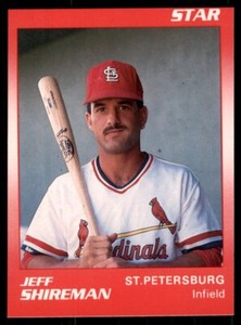 1990 Star Jeff Shireman St. Petersburg Cardinals #23