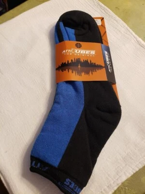 Calcetines tubo unisex Wigwam Attitubes The Original 100 % Attitude azul y negro Foto 1 de 4