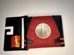 Deadpool Doppelfaltung Geldbörse Metall Abzeichen Marvel Comics Doppelfaltung X-Men X-Force Neu mit Etikett - Bild 1 von 3