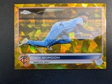 2022 Topps Chrome Sapphire Edition Nick Gordon #598 Minnesota Twins GOLD /50