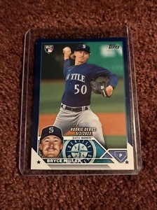 2023 Topps Update Royal Blue #US178 Bryce Miller Seattle Mariners RC Walmart SP