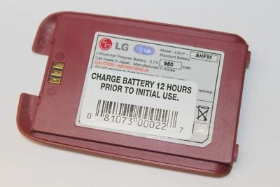 LG LGLP-AHFM Repuesto Batería Li-Ion 3.7V 950mAh Naranja para AX260 UX260 Foto 1 de 2