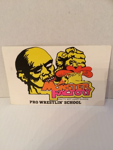 Wrestling School Postcard From The Monster Factory 1992 Cover