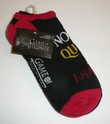 Juego de Tronos 3 pares de calcetines tobilleros para mujer Drink Know Things Khaleesi  Foto 1 de 3