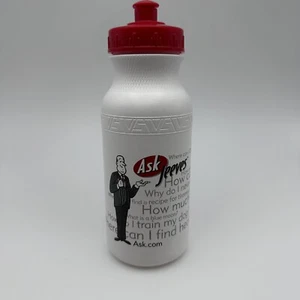 Rare Vintage Ask Jeeves .com 22 oz. Promo Water Bottle - New , Made In USA - Picture 1 of 6
