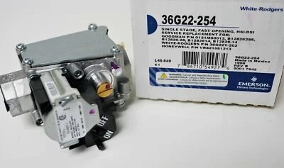 36G22-254 White-Rodgers Gas Heating Furnace Valve for Goodman 0151M00013 - Image 1 of 4