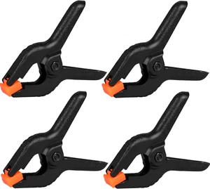 Spring Clamps 6" Plastic Clips Heavy Duty for Crafts Backdrop Woodworking 4 Pack - Picture 1 of 7