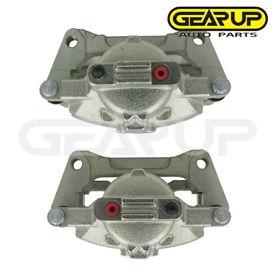 Par de 2 pinzas de freno delanteras con soporte para Chrysler Town & Country Dodge Jeep Ram Foto 1 de 4