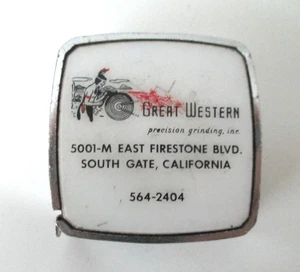 Taschenmaßband Great Western Präzisionsschleifen 72" Kalifornien Vintage AZS - Bild 1 von 8