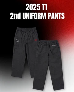 2025 T1 2nd Uniform Denim-like Pants League of Legends 100%Authentic - Picture 1 of 10