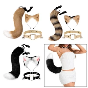 Cat Ears and Tail Set Costume Dress up Headwear for Party - Picture 1 of 22