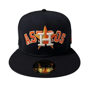 Houston Astros Ashos Hat Rare Banned New Era Fitted Cap In Stock No Presale - Picture 1 of 6