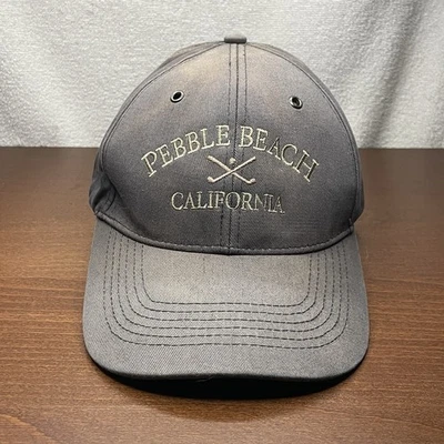 Vintage Pebble Beach Lucky hat cap Gear For Sports Head Wear Golf Adjustable - Image 1 of 4