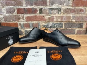 Church's Cheaney Brogues calf Kelmarsh UK 10 F US 11 EU 44 F minor use Boxed - Picture 1 of 14