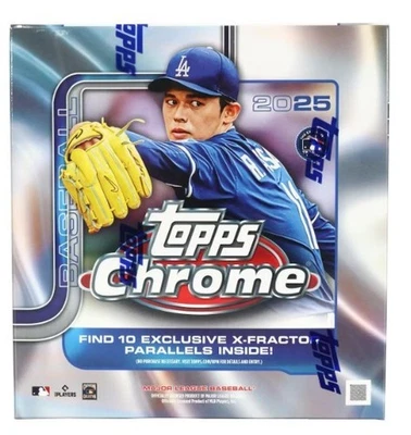 2025 Topps Chrome Baseball MEGA Box - Chase Dylan Crews/James Woods/Nick Kurtz! - Image 1 of 4