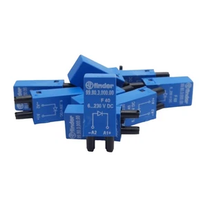 Lot of 10 Finder 99.80.3.000.00 Relay Interface Module, 6-230VDC, Plug-In - Picture 1 of 8