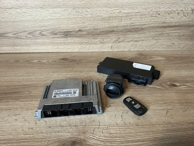 BMW E63 650 4.8 V8 ENGINE IGNITION COMPUTER MODULE ECU KEY SET OEM  2008_2010 - Image 1 of 4