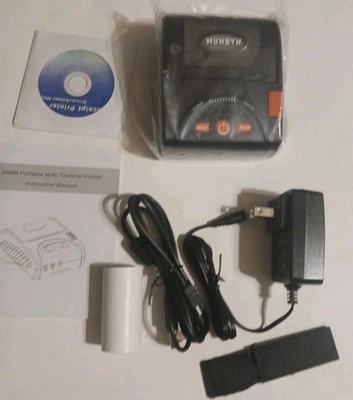 MUNBYN POS Receipt Printer Android Bluetooth Mobile Wireless 58mm IMP001 Series - Image 1 of 4