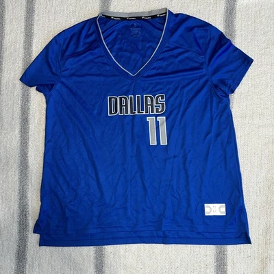 Camiseta azul manga corta para mujer Dallas Mavericks Tim Hardaway Fanatics talla 2XL Foto 1 de 3