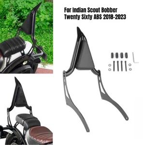 Sissy Bar Backrest Pad Black For Indian Scout Bobber Twenty Sixty ABS 2018-2023 - Picture 1 of 16