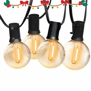 50ft Plug-in Led Festoon String Lights WaterProof In/Outdoor Party Hanging Lamp - Picture 1 of 16