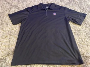Official National Football League/NFL Polo Men’s Large Black Sz XL - Picture 1 of 6