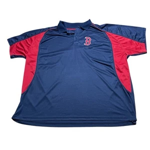 Boston Red Sox Majestic Polo Shirt Men’s 4XL MLB Baseball Green Monster Blue - Picture 1 of 6