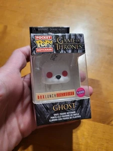 Funko Pop Pocket Schlüsselanhänger Game Of Thrones GHOST FLOCKED BOXLUNCH EXKLUSIV LESEN - Bild 1 von 9