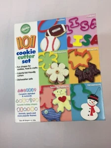 WILTON 101 PIECE COOKIE CUTTER SET ABC 123 Craft Baking Cutter Molds - Picture 1 of 3