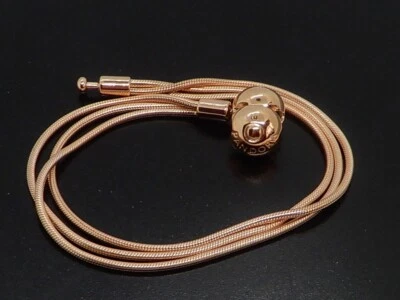 Pandora 14k Chapado en Oro Rosa Momentos Multi Serpiente Cadena Pulsera 589338C00 Foto 1 de 4