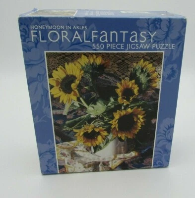 Honeymoon In Arles Floral Fantasy 550 Piece Jigsaw Puzzle - Image 1 of 3