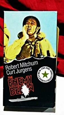 The Enemy Below (1957) CBS FOX VHS WWII SUB WARFARE Robert Mitchum Tested VG - Image 1 of 4