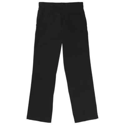 French Toast School Uniform Adjustable Waist Relaxed Fit Pants Boys 6 Black - Image 1 of 3