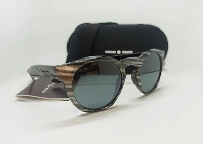 New Rare Authentic ITALIA INDEPENDENT 0922.IRI.009 Gray Striped / Gray Lens - Image 1 of 4