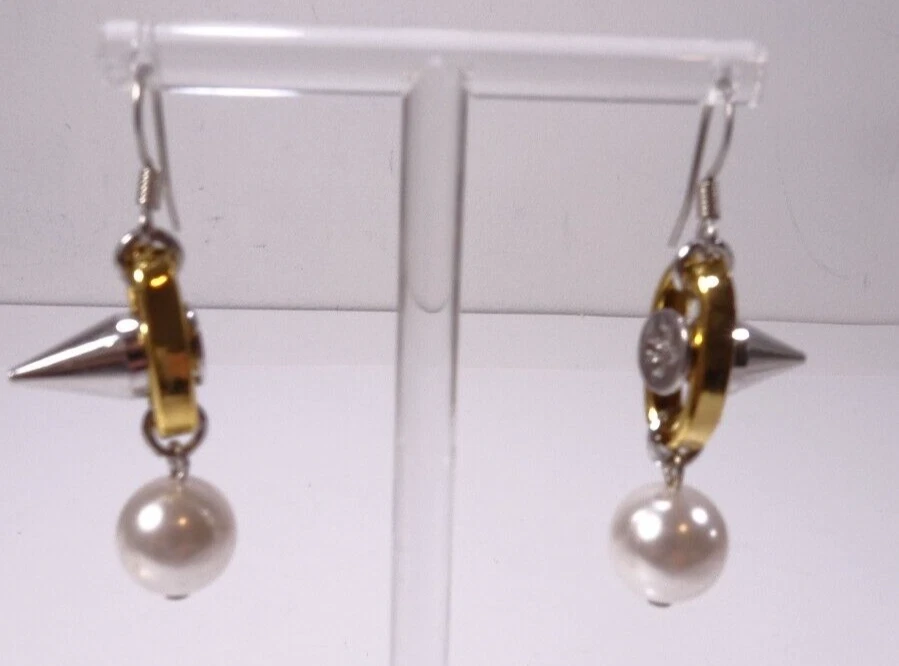 Pendientes JOOMI LIM para mujer Dynamic Duo Esfera y Esfera NUEVOS SIN ETIQUETAS 145 oro plata Foto 1 de 4