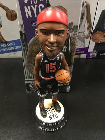 DMC To NYC 2015 NBA All-Star Demarcus Boogie Cousins Bobblehead Sacramento Kings Cover