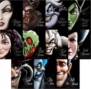 DISNEY VILLAINS 11 HARDCOVER BOOK SET by Serena Valentino NEW EXPEDITED SHIPPING - Imagen 1 de 1