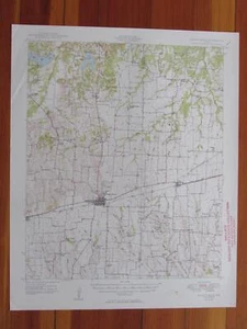 Honey Grove Texas 1949 Original Vintage USGS Topo Map - Picture 1 of 1
