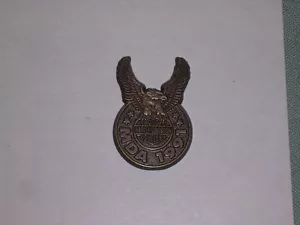 1991 Harley-Davidson MDA Ride Lapel Pin, Hat Pin, Antiqued Bronze - Picture 1 of 1