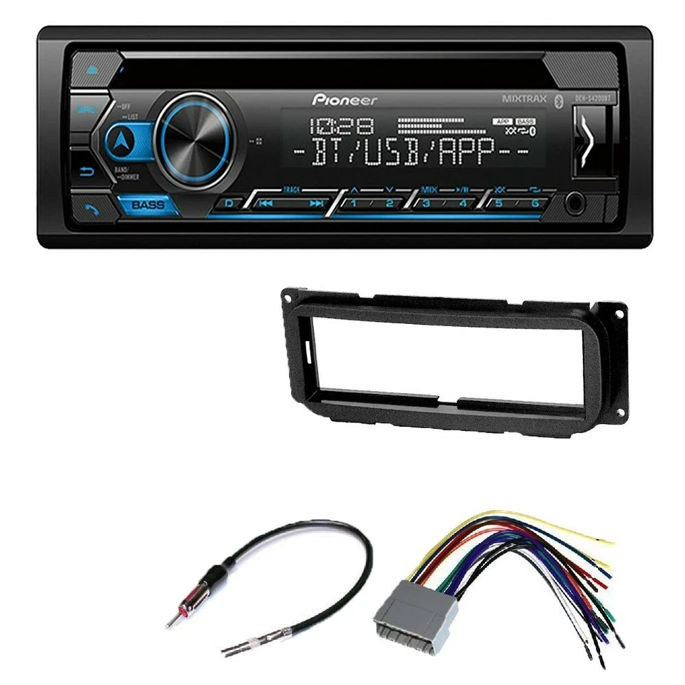 Pioneer CD/AM/FM Car Stereo Radio install Package for 02-up Jeep Chrysler Dodge - Image 1 of 3